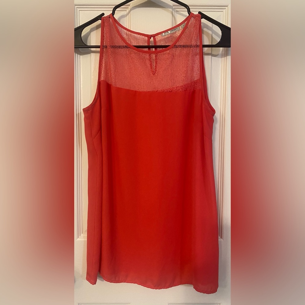 Nordstrom Halogen Flowy Lace Tank Top